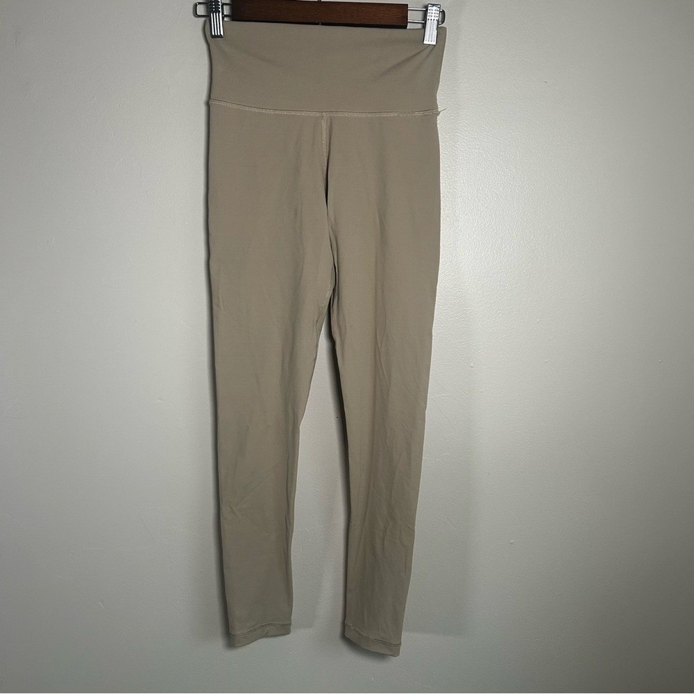 NWOT Tna ARITZIA Womens Leggings Size S Tan High Waisted Athleisure Activewear